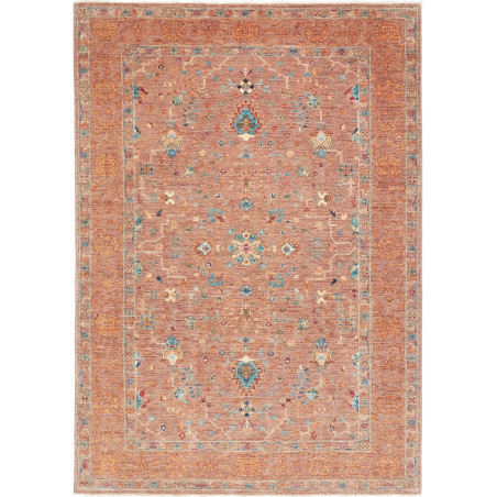 Rug Ziegler Fine Pakistan 166x238 Terracotta Blu