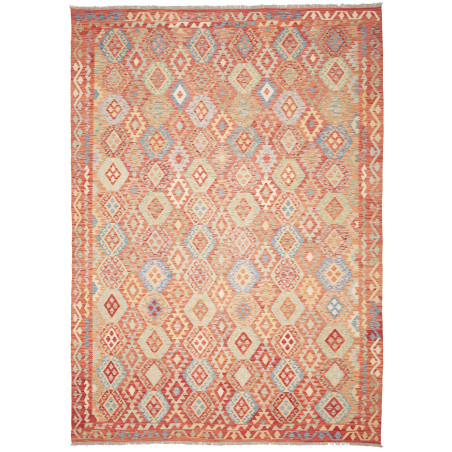 Kilim 256x357 Cm Kilim, Afghanistan, Hand-carded Wool,