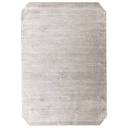 Rug Gleam plain light grey 160x230 cm