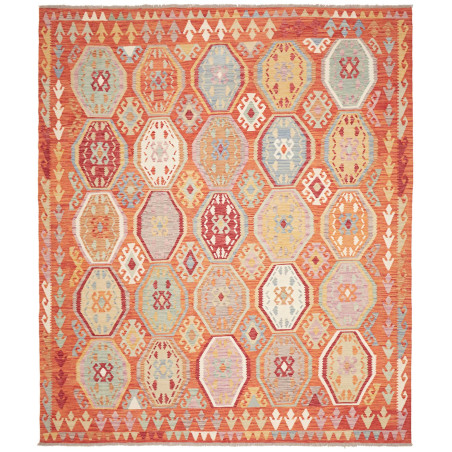 Kilim 255x296 Cm Kilim, Afghanistan, Hand-carded Wool (warp