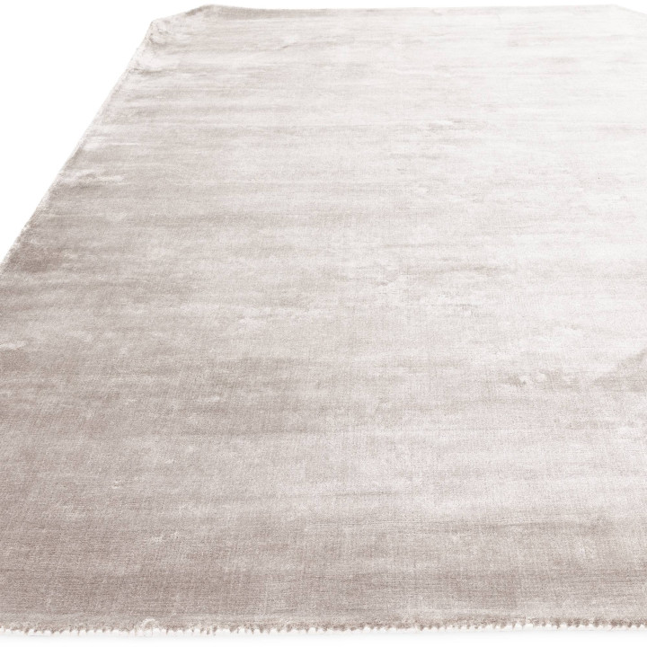 Rug Gleam plain light grey 160x230 cm