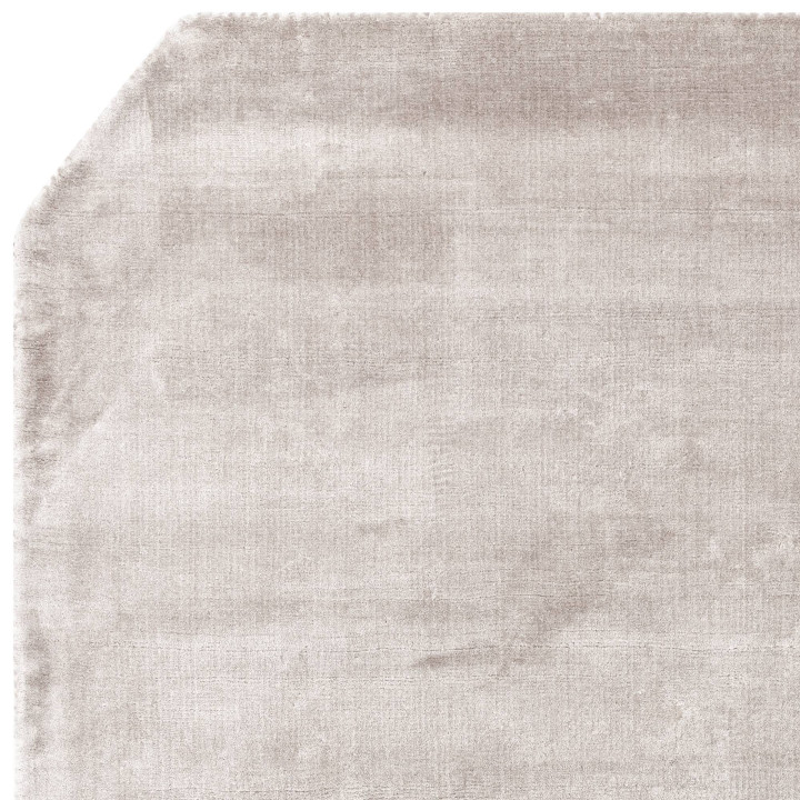 Rug Gleam plain light grey 160x230 cm