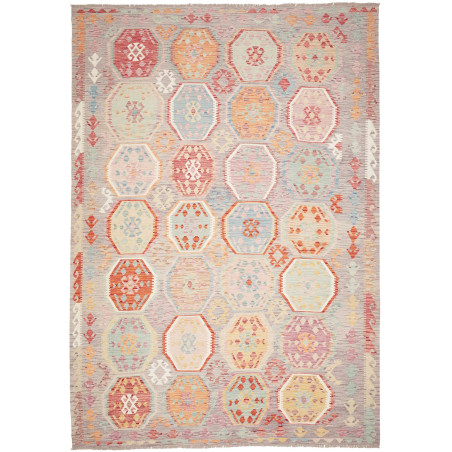 Kilim 252x356 Cm Kilim, Afghanistan, Hand-carded Wool,