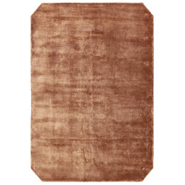Rug Gleam plain copper brick 160x230 cm