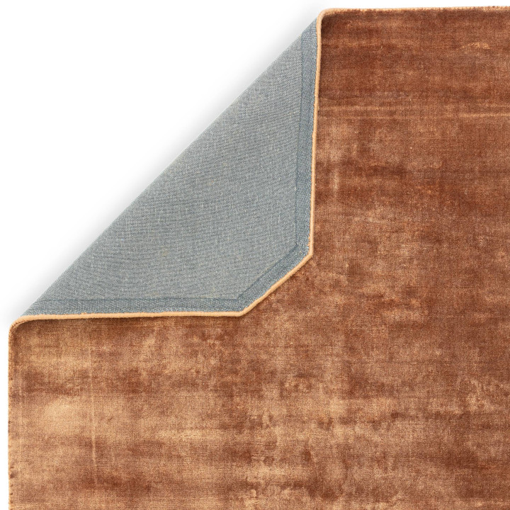 Rug Gleam plain copper brick 160x230 cm