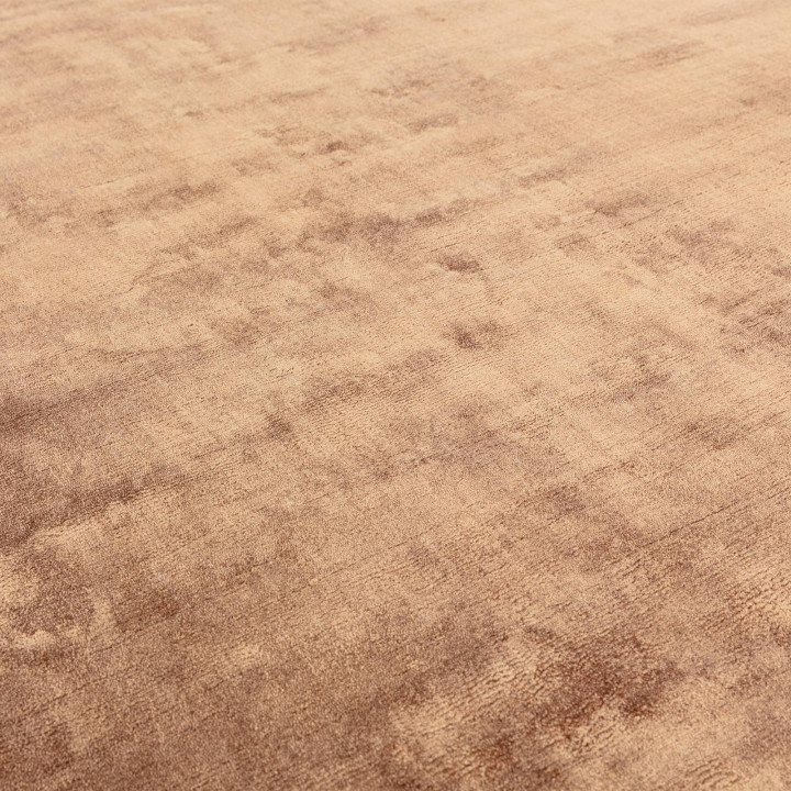 Rug Gleam plain copper brick 160x230 cm