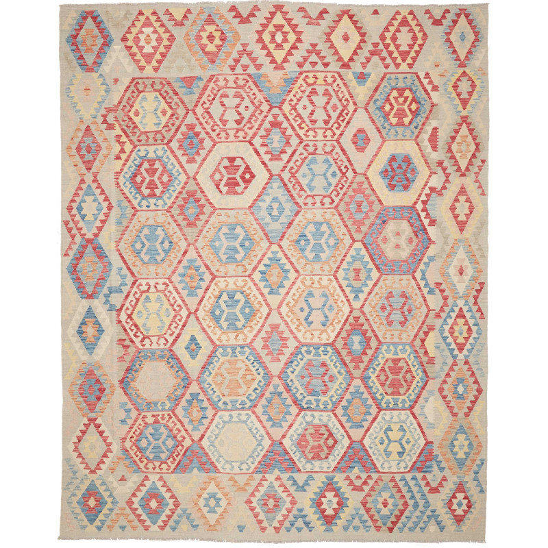 Kilim 267x340 Cm Kilim Afghanistan Hand-carded Wool (warp