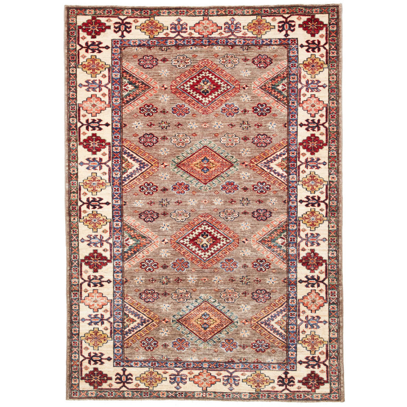 Kazak Fine 125x185 Cm Kazak Fine, Pakistan, Hand-carded
