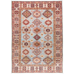 Kazak Fine 127x184 Cm Kazak Fine, Pakistan, Hand-carded Wool