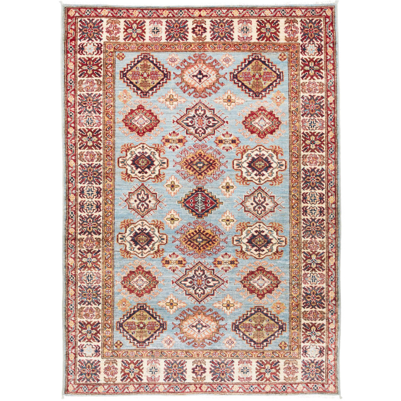Kazak Fine 127x184 Cm Kazak Fine, Pakistan, Hand-carded Wool