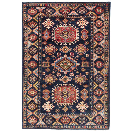 Kazak Fine 129x187 Cm Kazak Fine, Pakistan, Hand-carded