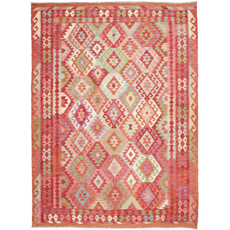 Kilim 223x300 Cm Kilim Afghanistan, Hand-carded Wool (warp: