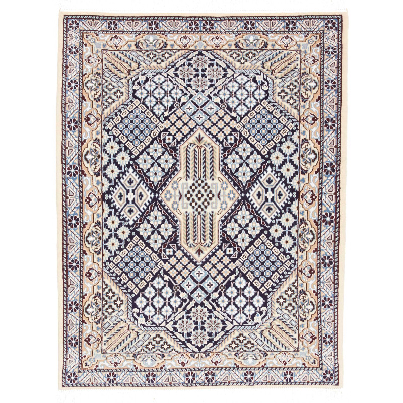 Nain 9la 92x120 Cm Nain 9la, Persia, Hand-carded Wool And