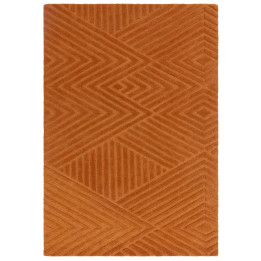 Rug Hague geometric copper terracotta 120x170 cm