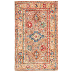 Kazak Fine 80x127 Cm Kazak Fine, Pakistan, Hand-carded Wool,