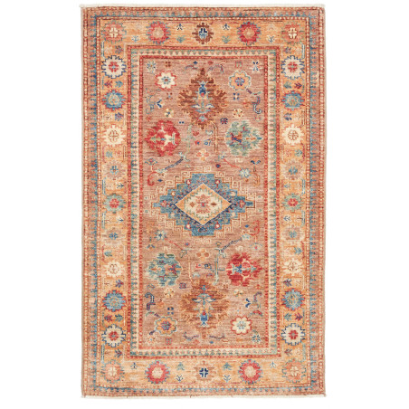 Kazak Fine 80x127 Cm Kazak Fine, Pakistan, Hand-carded Wool,