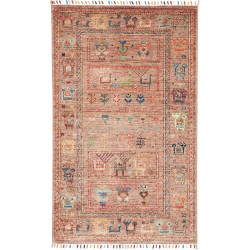 Rubin 78x126 Cm Rubin, Pakistan, Hand-carded Wool,