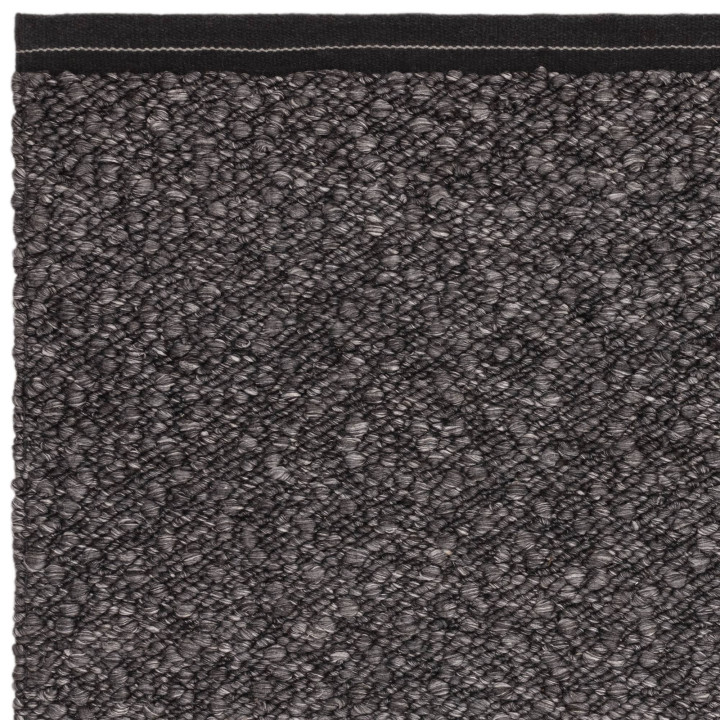 Tappeto Elm tinta unita grigio antracite 200x300