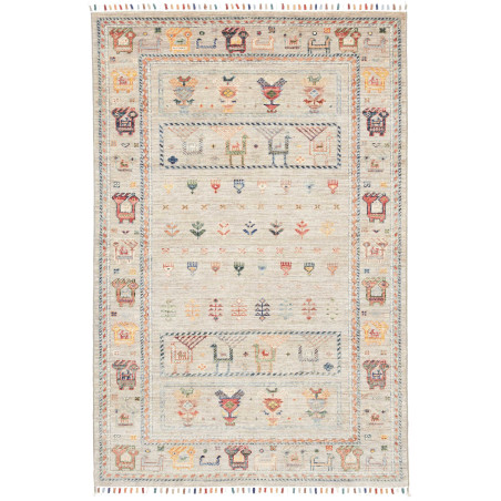 Rug Rubin Pakistan 98x155 Beige Of Terracotta