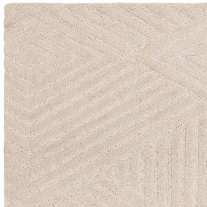 Rug Hague geometric cream white 120x170 cm