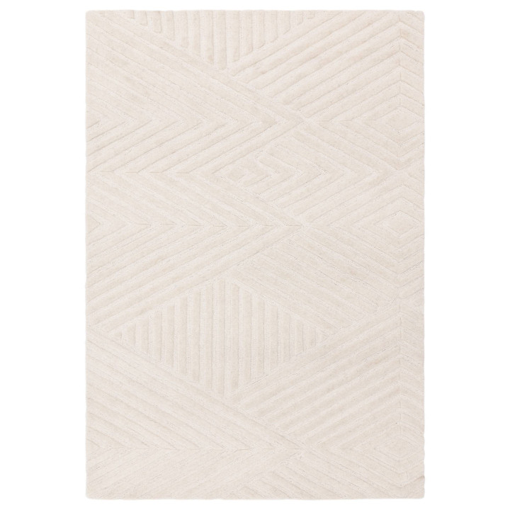 Rug Hague geometric cream white 200x290 cm