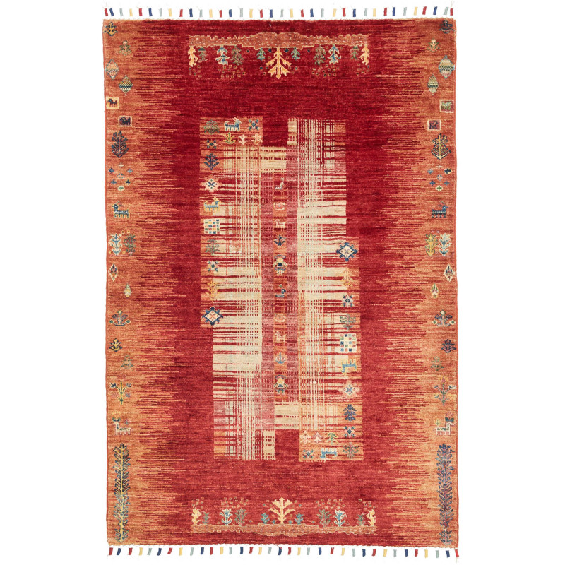 Siva 100x147 Cm Siva, Pakistan, Hand-carded Wool, Cotton,