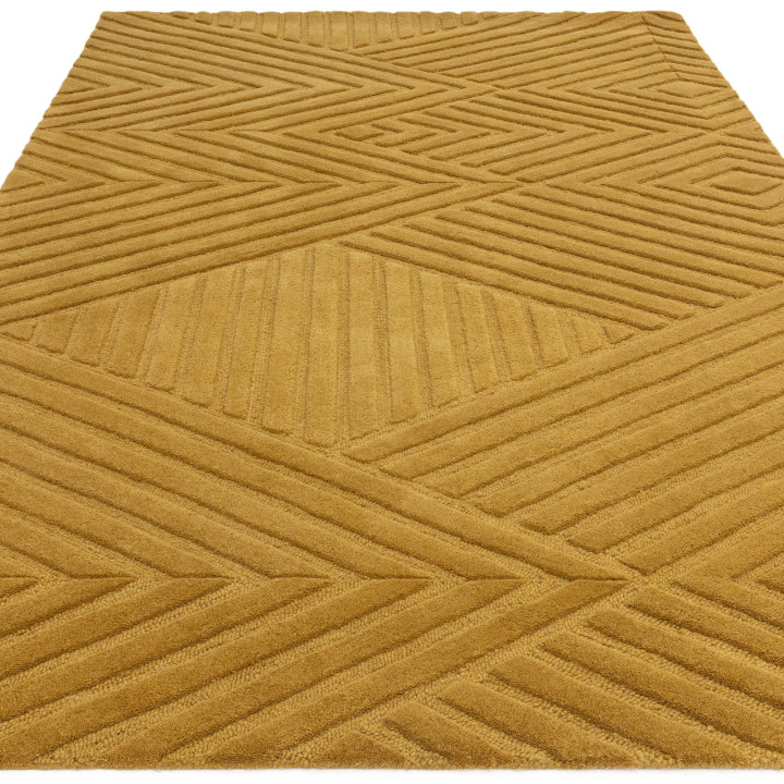 Rug Hague geometric yellow gold 160x230 cm