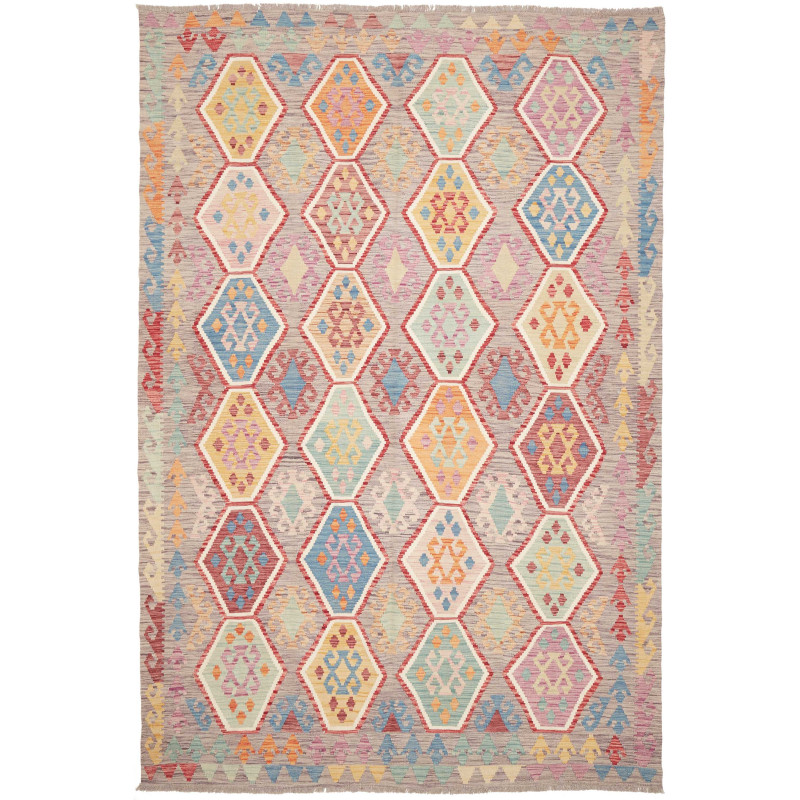 Kilim 205x305 Cm Kilim, Afghanistan, Hand-carded Wool,
