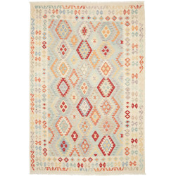 Kilim 200x297 Cm Kilim, Afghanistan, Hand-carded Wool (warp: