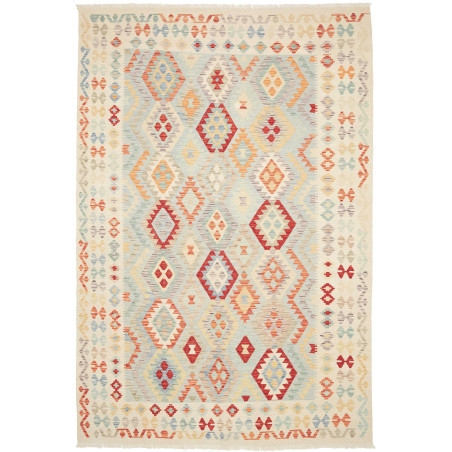 Kilim 200x297 Cm Kilim, Afghanistan, Hand-carded Wool (warp: