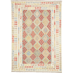 Kilim 207x292 Cm Kilim Afghanistan, Hand-carded Wool (warp: