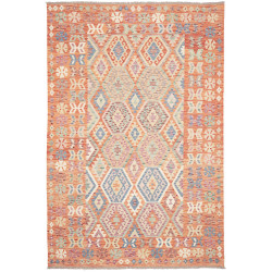 Kilim 202x302 Cm Kilim, Afghanistan, Hand-carded Wool (warp: