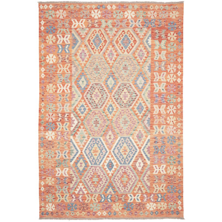 Kilim 202x302 Cm Kilim, Afghanistan, Hand-carded Wool (warp: