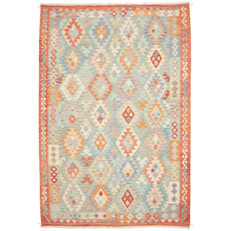 Kilim 198x296 Cm Kilim, Afghanistan, Hand-carded Wool,