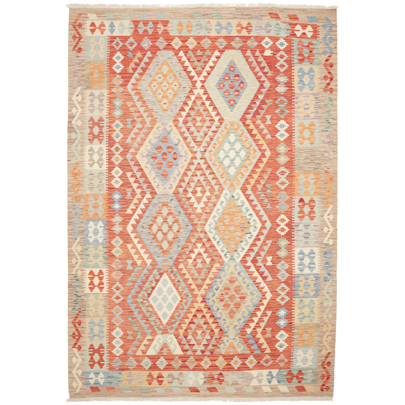Kilim 209x298 Cm Kilim Afghanistan Hand-carded Wool