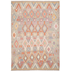 Kilim 155x198 Cm Kilim, Afghanistan, Hand-carded Wool