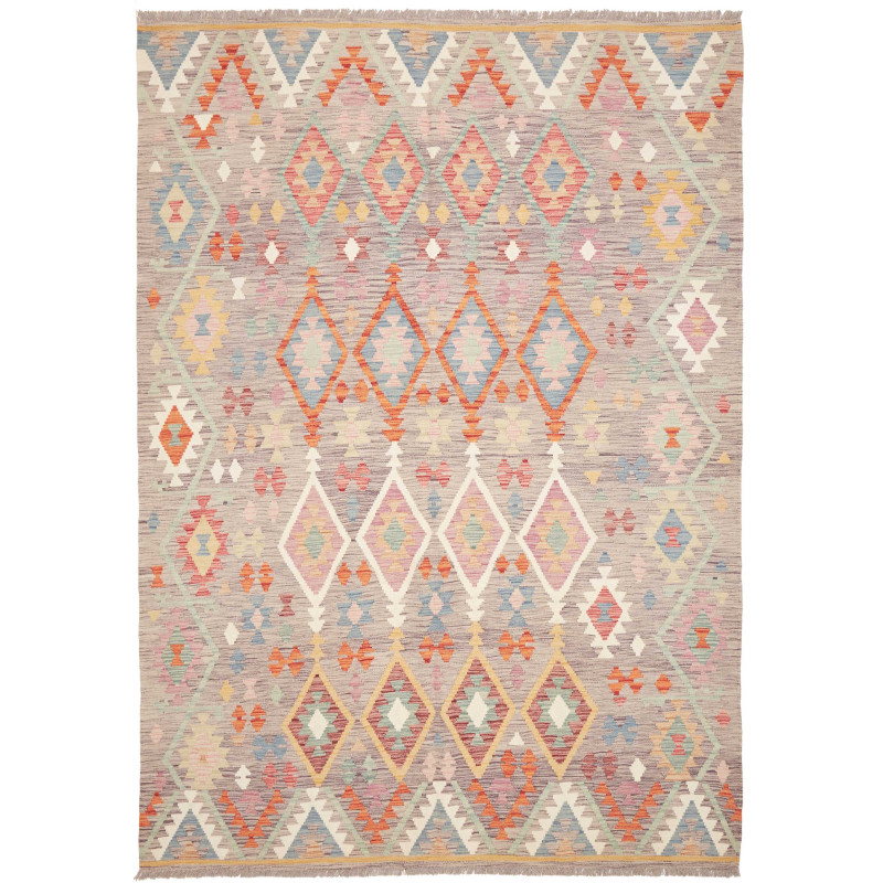 Kilim 155x198 Cm Kilim, Afghanistan, Hand-carded Wool
