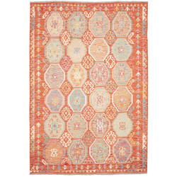 Kilim 198x286 Cm Kilim, Afghanistan, Hand-carded Wool,