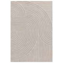 Rug Hague geometric light grey silver 120x170 cm