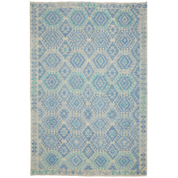 Kilim 201x298 Cm Kilim Afghanistan Hand-carded Wool (warp: