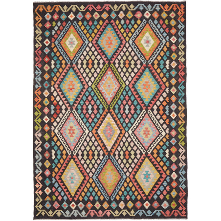 Kilim 210x296 Cm Kilim, Afghanistan, Hand-carded Wool With