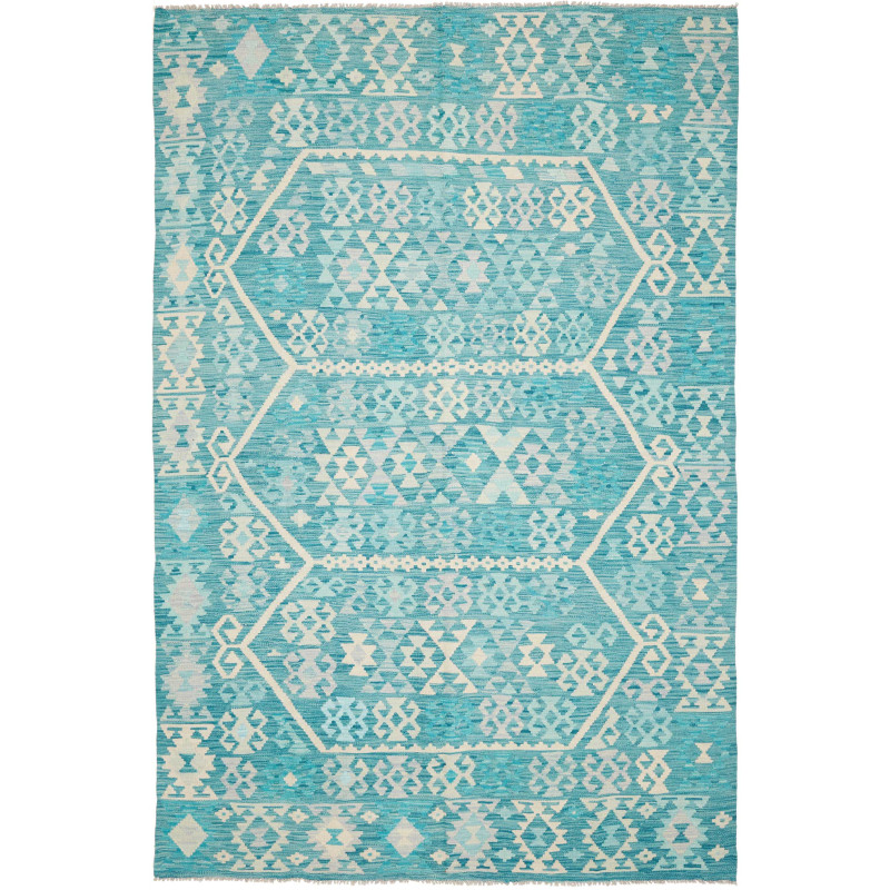 Kilim 200x302 Cm Kilim Afghanistan Hand-carded Wool Cotton