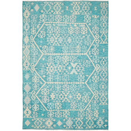 Kilim 200x302 Cm Kilim Afghanistan Hand-carded Wool Cotton