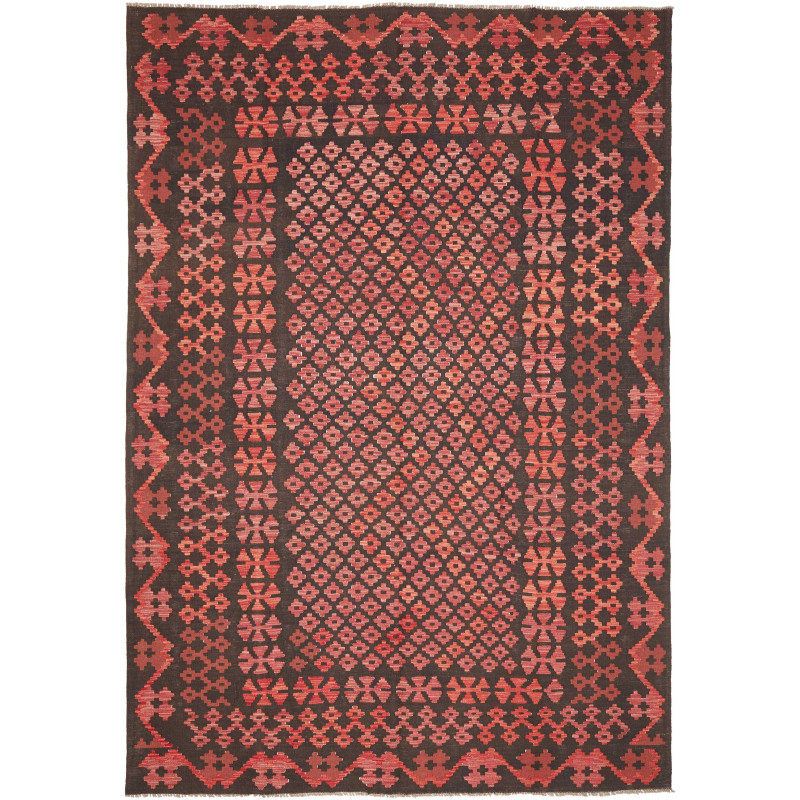 Kilim 203x294 Cm Kilim Afghanistan Hand-carded Wool (warp: