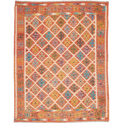 Kilim 201x247 Cm Kilim Afghanistan Hand-carded Wool