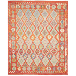 Kilim 211x257 Cm Afghan Kilim, Hand-carded Wool