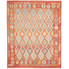 Kilim 211x257 Cm Afghan Kilim, Hand-carded Wool