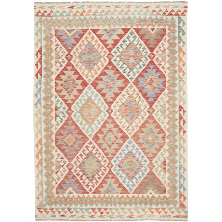 Kilim 192x261 Cm Kilim, Afghanistan, Hand-carded Wool (warp: