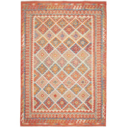 Kilim 205x294 Cm Kilim, Afghanistan, Hand-carded Wool (warp:
