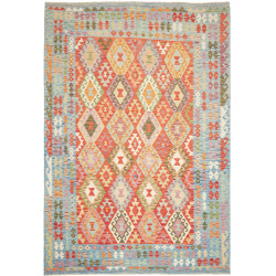 Kilim 203x291 Cm Kilim, Afghanistan, Hand-carded Wool,